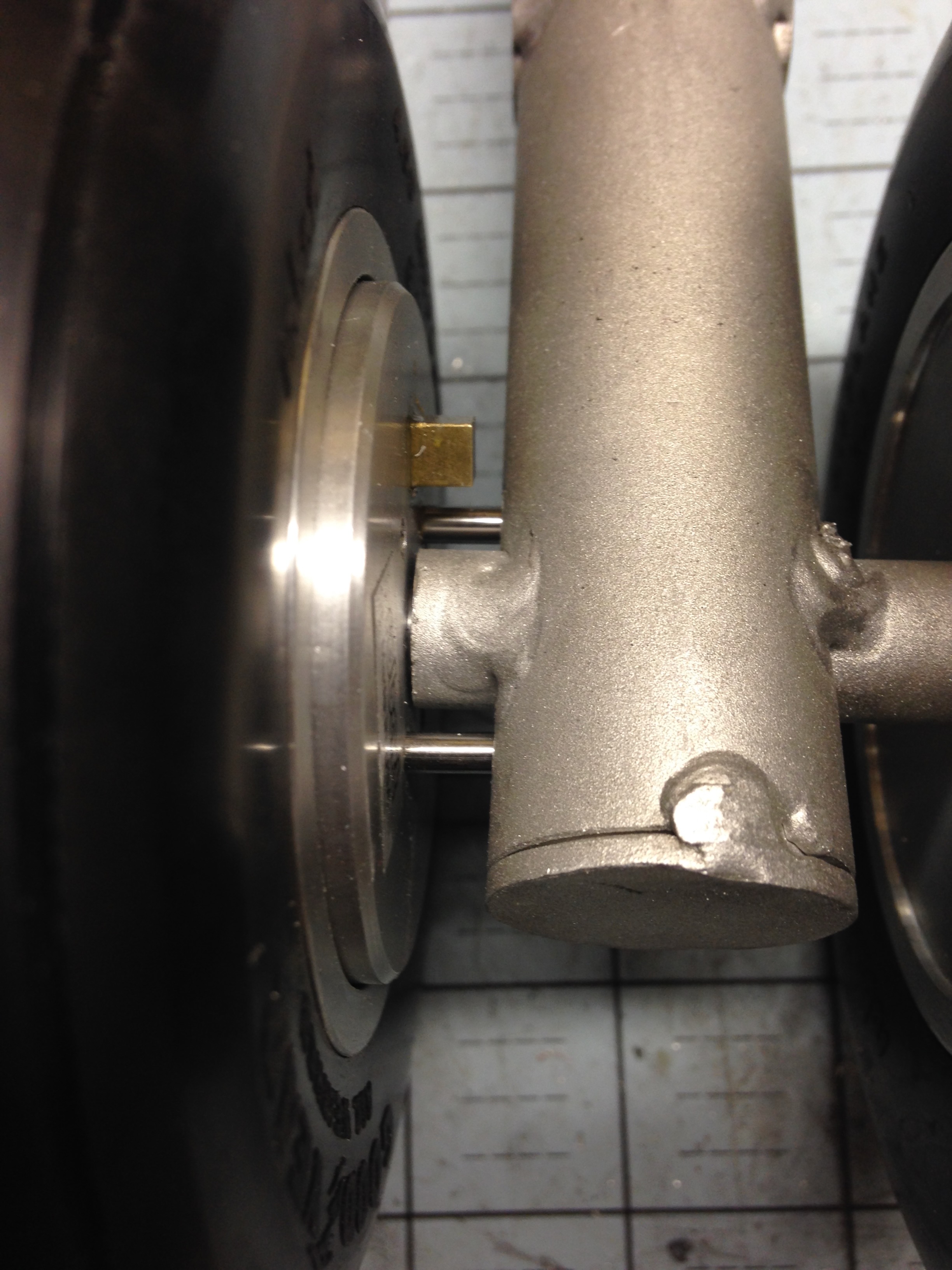Airbus A380 RC scale landing gear — all aluminum with pneumatic brakes