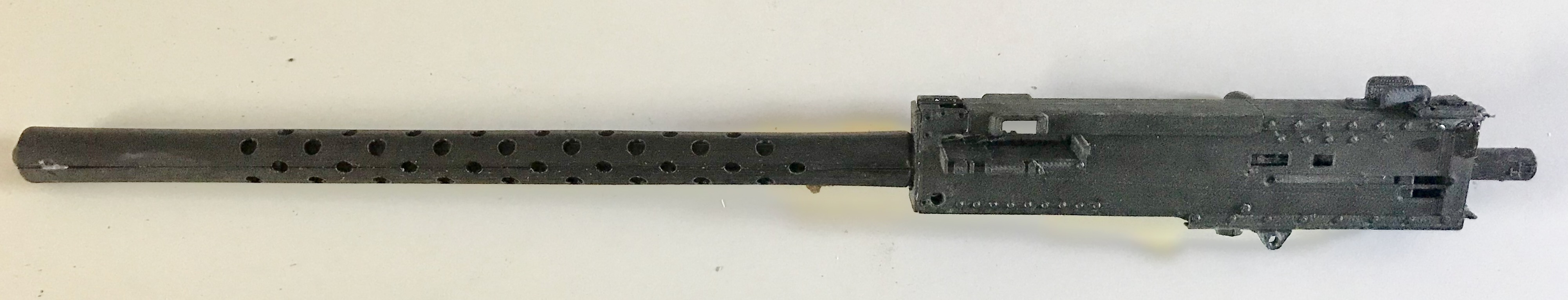 Damaged RC wheel before replacement