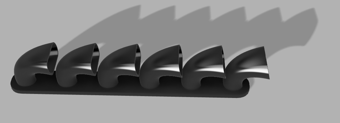 Custom RC exhaust system — precision stainless steel
